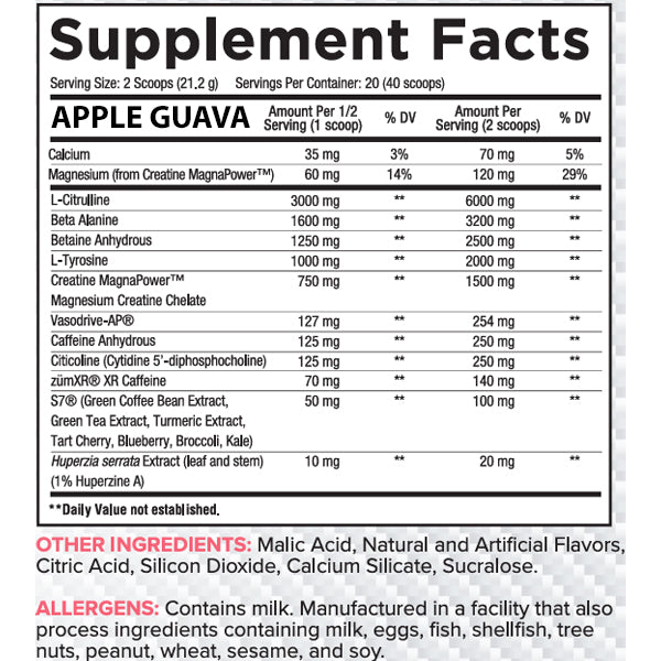 Core Nutritionals Fury AUS Edition Pre-Workout 40/20 Servings