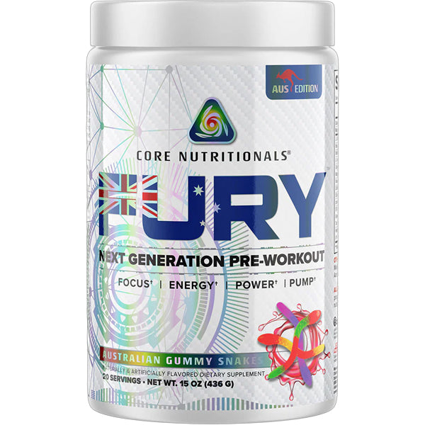 Core Nutritionals Fury AUS Edition Pre-Workout 40/20 Servings
