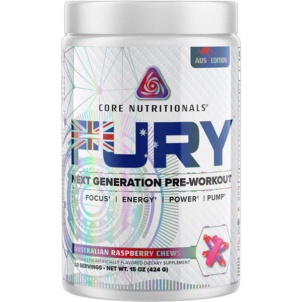 Core Nutritionals Fury AUS Edition Pre-Workout 40/20 Servings