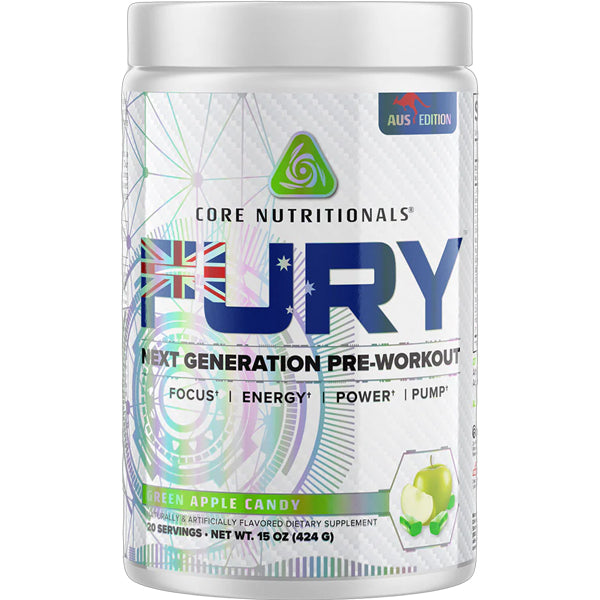 Core Nutritionals Fury AUS Edition Pre-Workout 40/20 Servings