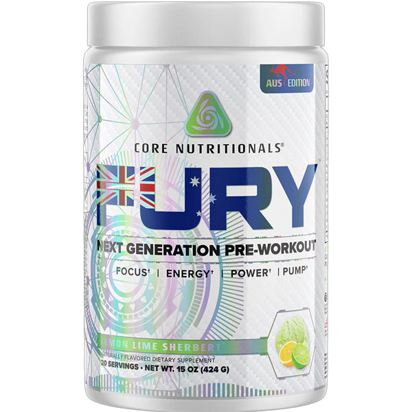 Core Nutritionals Fury AUS Edition Pre-Workout 40/20 Servings