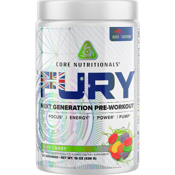 Core Nutritionals Fury AUS Edition Pre-Workout 40/20 Servings
