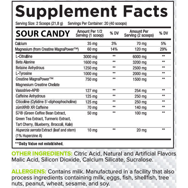 Core Nutritionals Fury AUS Edition Pre-Workout 40/20 Servings