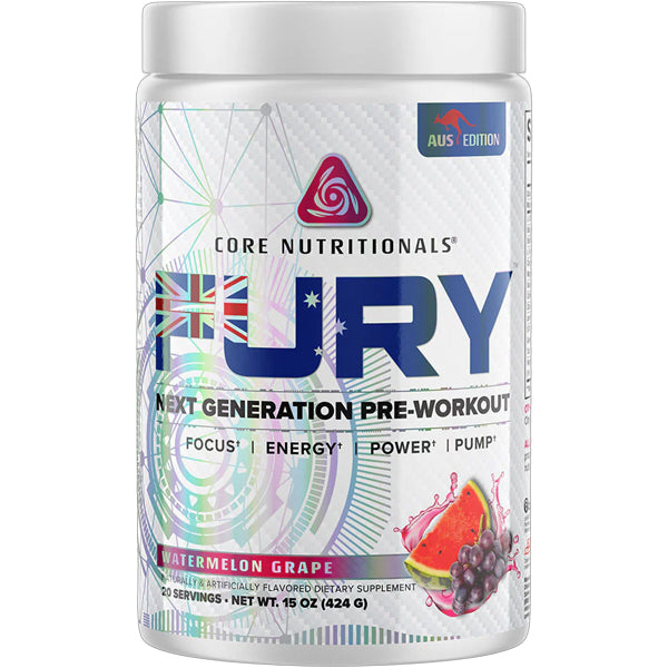 Core Nutritionals Fury AUS Edition Pre-Workout 40/20 Servings