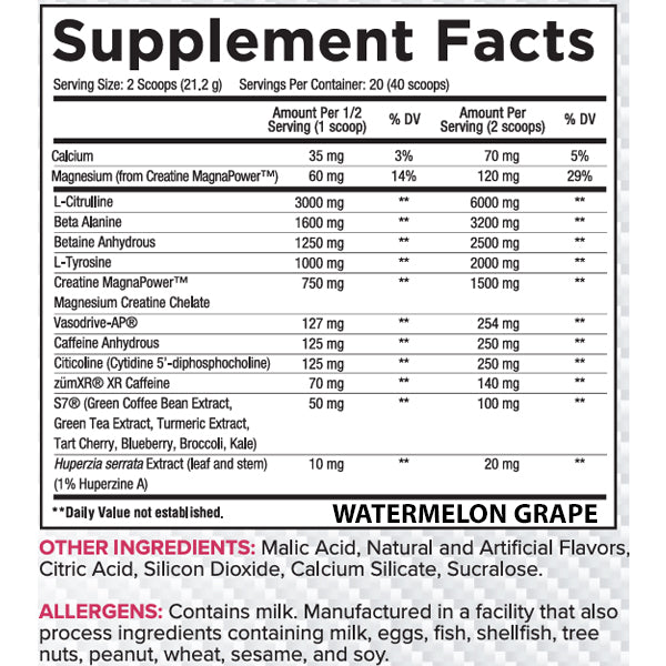 Core Nutritionals Fury AUS Edition Pre-Workout 40/20 Servings