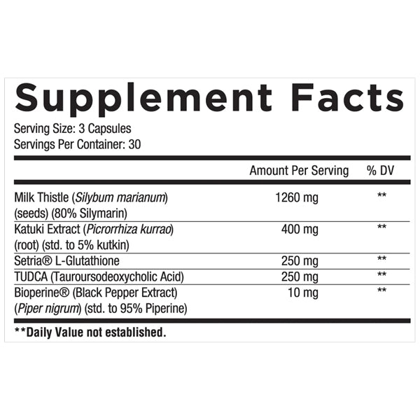 2 x 90 Capsules Core Nutritionals Liver Support & Detox