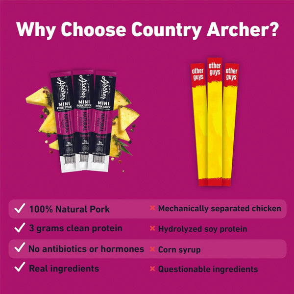 Country Archer Mini Pork Sticks 36pk