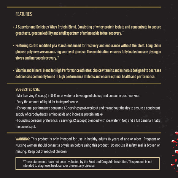Critical Velocity Recoup Protein Recovery Matrix 2.1lbs