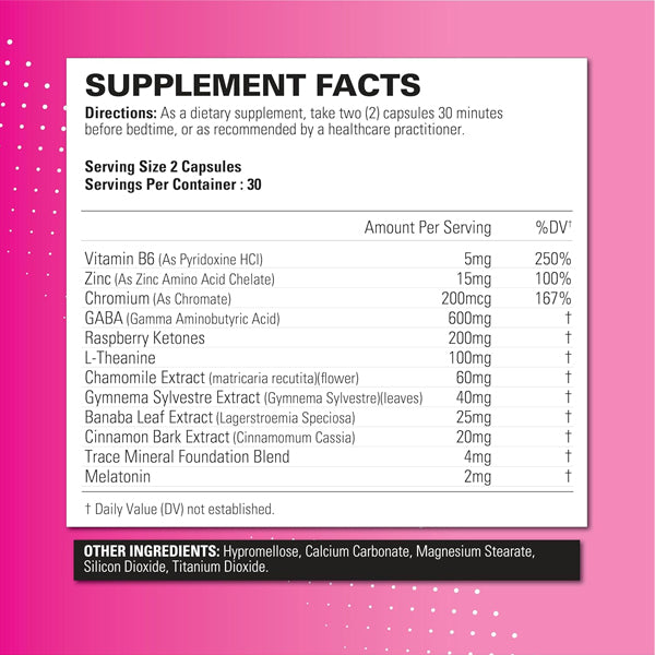 EHP Labs OxyRem WOMEN Deep Sleep Fat Burner Capsules