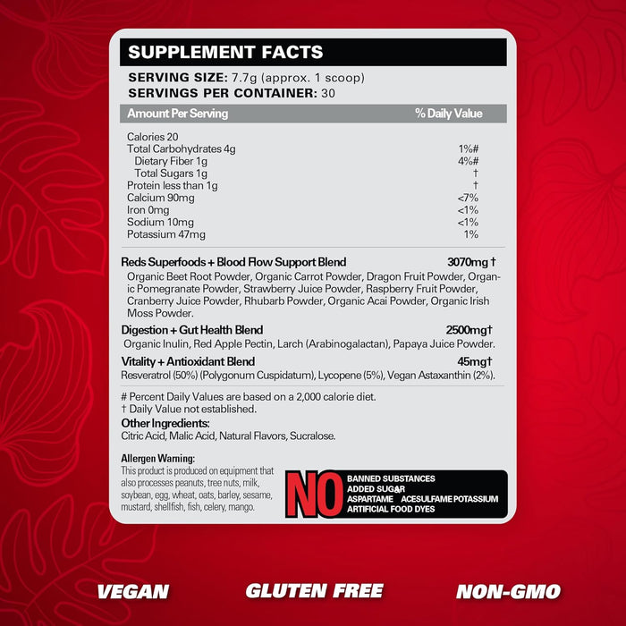 EHP Labs OxyReds Daily Red Superfoods 30 Servings