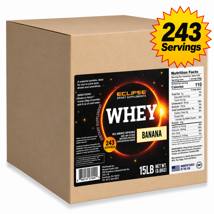 Eclipse Juice Bar Whey Protein Blend 15lbs