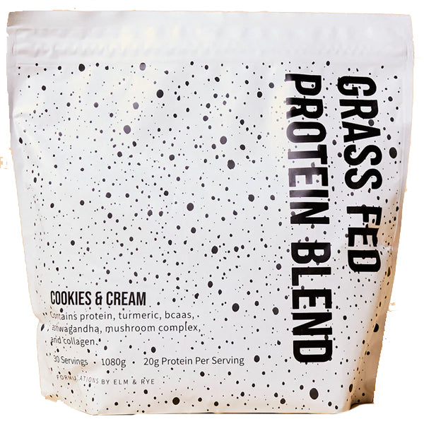 Elm & Rye Grass Fed Protein Blend 30 Servings