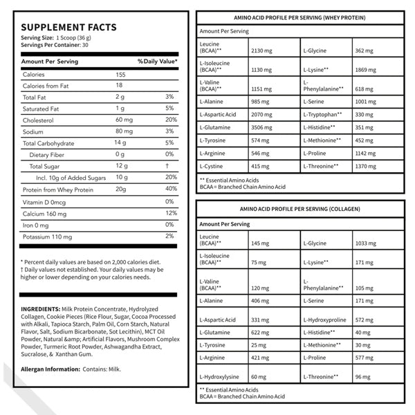 Elm & Rye Grass Fed Protein Blend 30 Servings