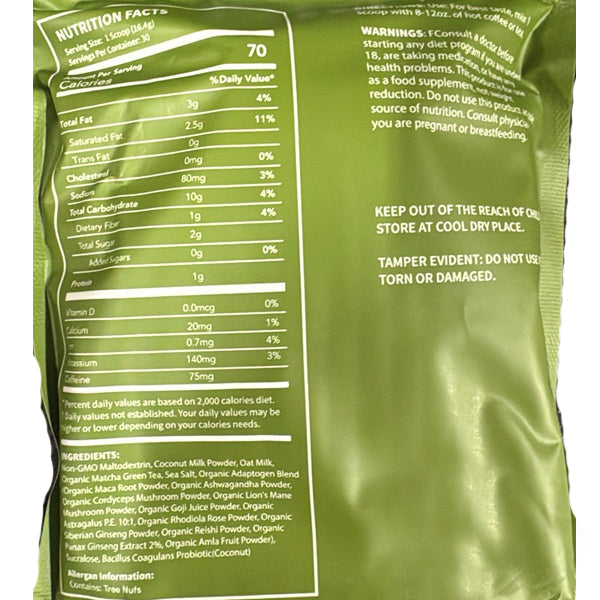 Elm & Rye Matcha Latte Powder 30 Servings