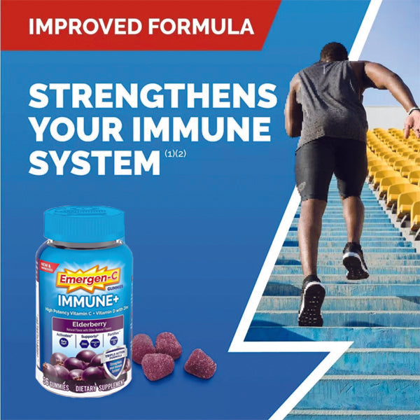 Emergen-C Immune+ Elderberry Gummies