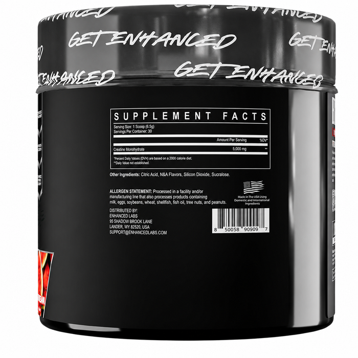 Enhanced Labs Creatine Monohydrate 30 Servings