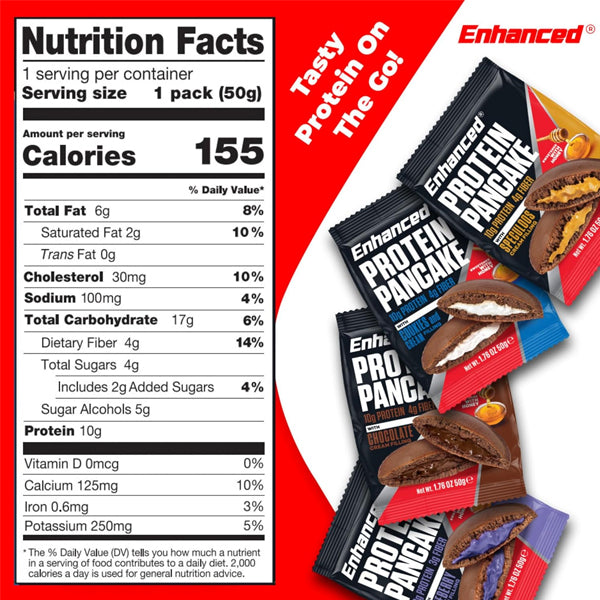 Enhanced Labs Protein Pancake Cookies 10pk