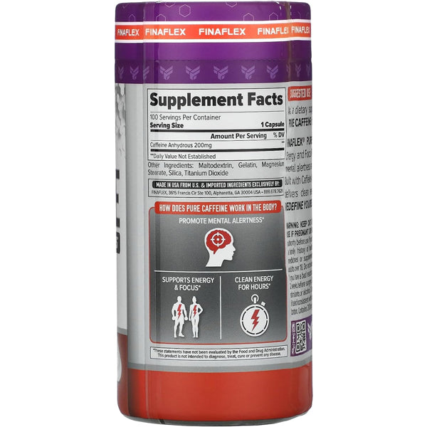 Finaflex Caffeine Energy & Focus Intensifier Capsules