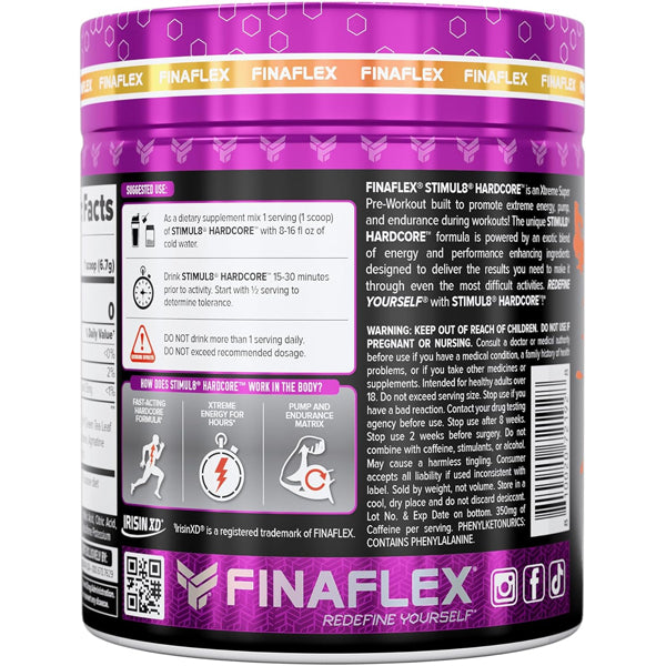 Finaflex Stimul8 Hardcore Pre-Workout 30 Servings