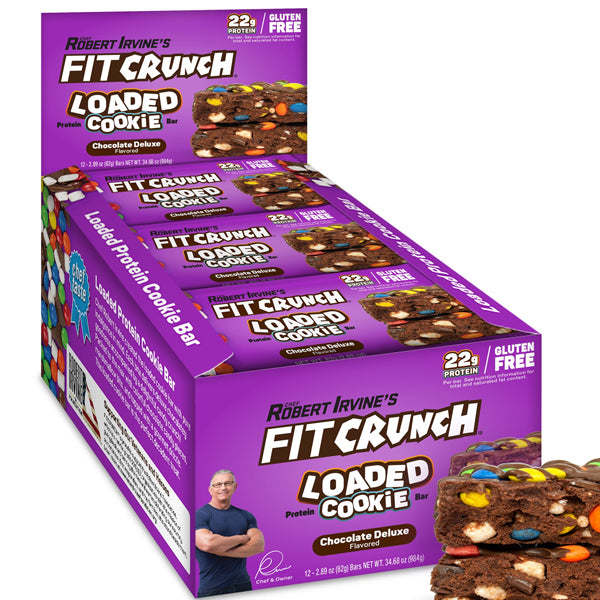 Fit Crunch Loaded Cookie Protein Bars 12pk