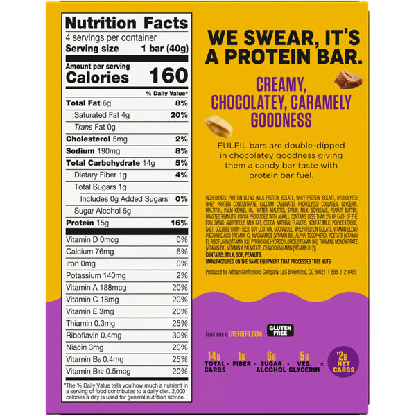 FULFIL Protein Snack Bars 4pk