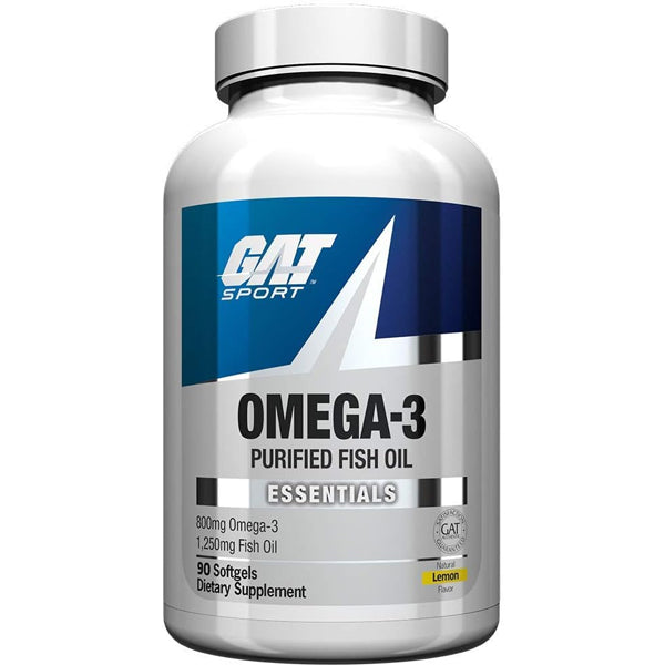 GAT Sport Essentials Omega-3 Purified Fish Oil Softgels