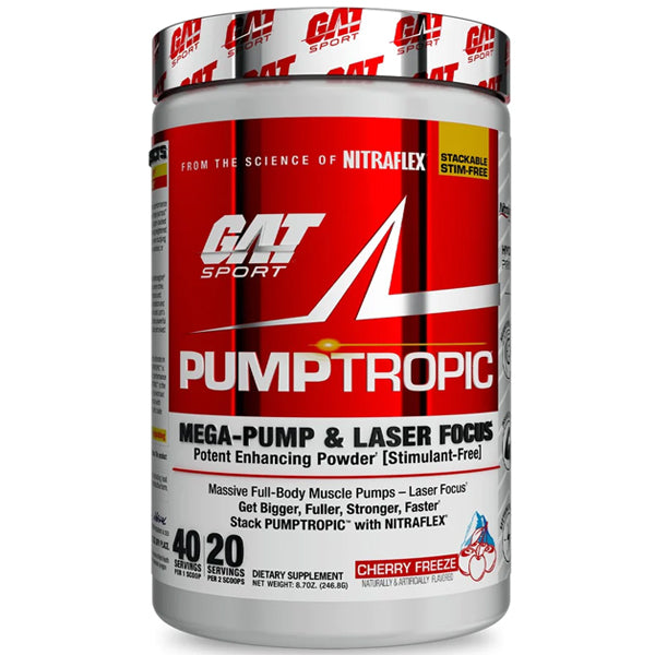 GAT Sport Pumptropic Stim-Free 40/20 Servings (May Contain Clumps)