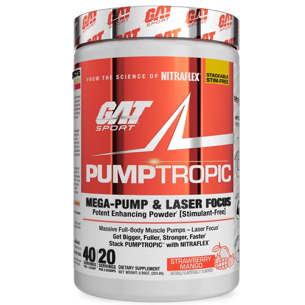 GAT Sport Pumptropic Stim-Free 40/20 Servings (May Contain Clumps)