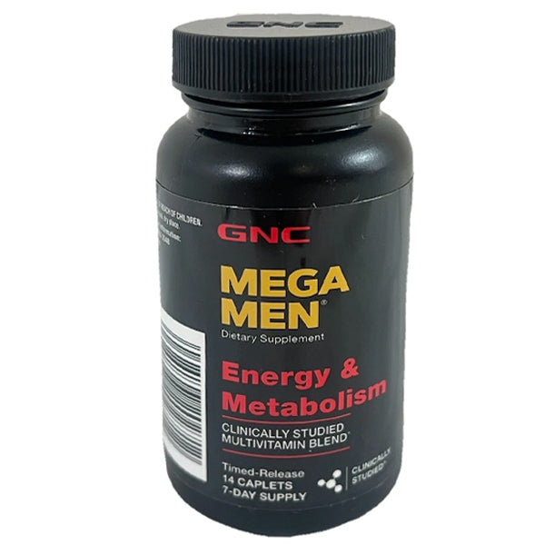GNC Mega Men Energy & Metabolism 14 Caplets