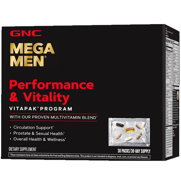 GNC Mega Men Performance & Vitality Vitapcks