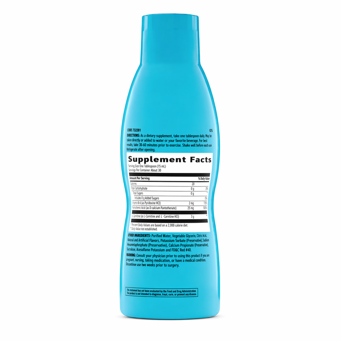 GNC Total Lean Triple Strength 3000mg L-Carnitine Liquid 16oz