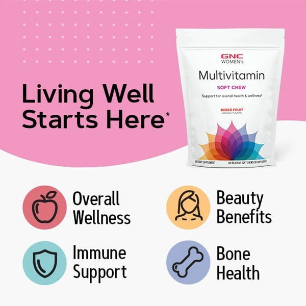 GNC Woman's Multivitamin 60 Soft Chews