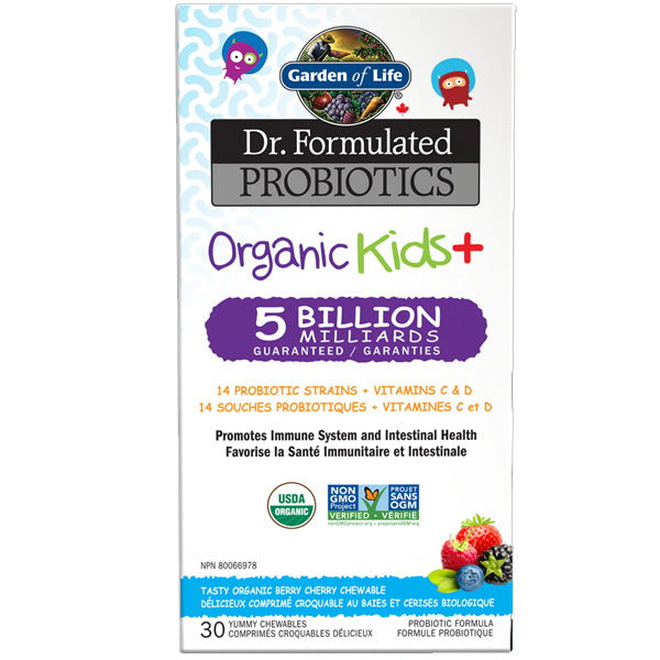 Garden Of Life Dr Formulated Probiotic Kids+ Chewables