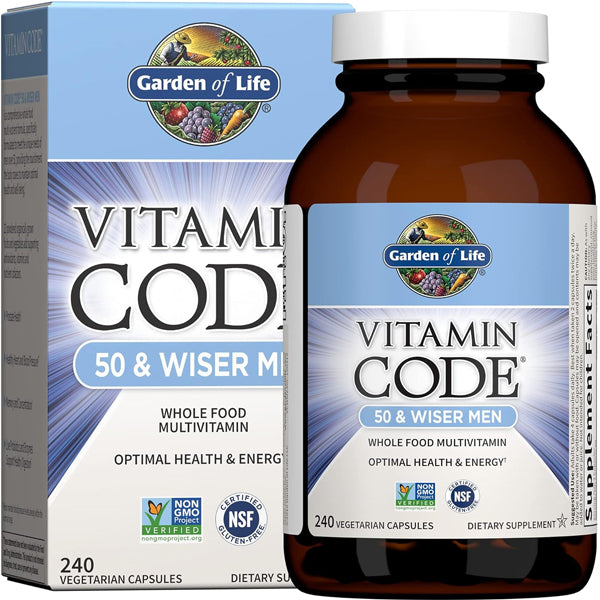 Garden Of Life Vitamin Code Men 50 & Wiser 240 Capsules