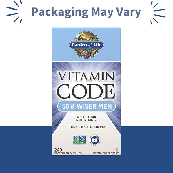 Garden Of Life Vitamin Code Men 50 & Wiser 240 Capsules