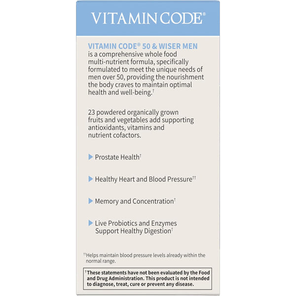 Garden Of Life Vitamin Code Men 50 & Wiser 240 Capsules