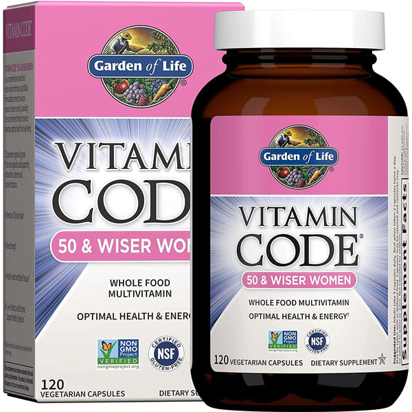 Garden Of Life Vitamin Code Woman 50 & Wiser 120 Capsules