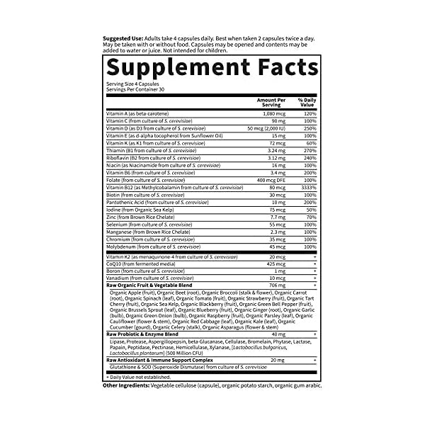 Garden Of Life Vitamin Code Woman 50 & Wiser 120 Capsules