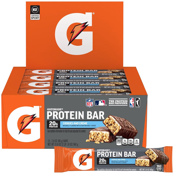 Gatorade Whey Protein Bars 12pk