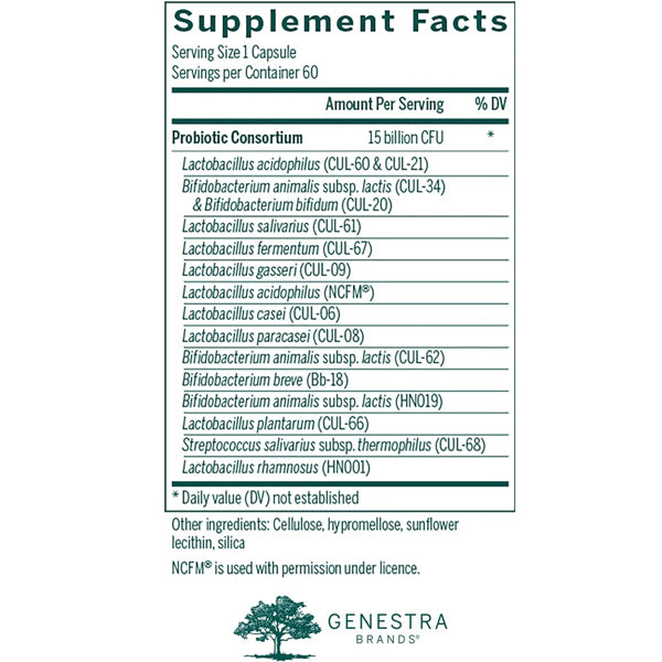 Genestra HMF Multi Strain Daily Probiotic Capsules