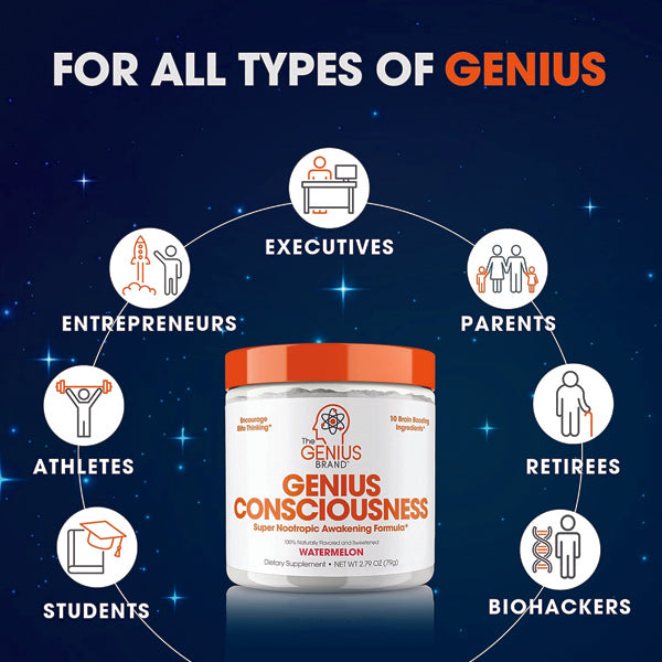 Genius Brand Genius Consciousness Super Nootropic 15 Servings