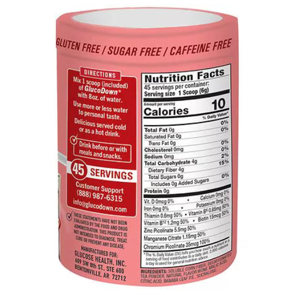 GlucoDown Blood Sugar Maintenance 45 Servings
