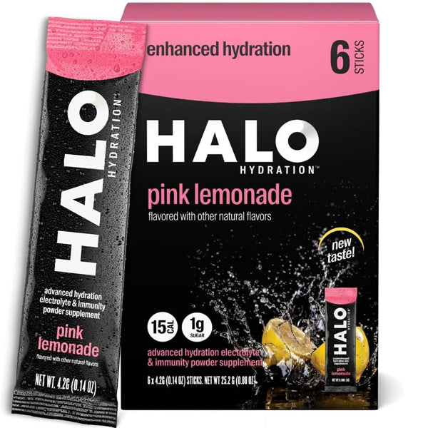 Halo Hydration Advanced Electrolyte Drink Mix Singles 6pk