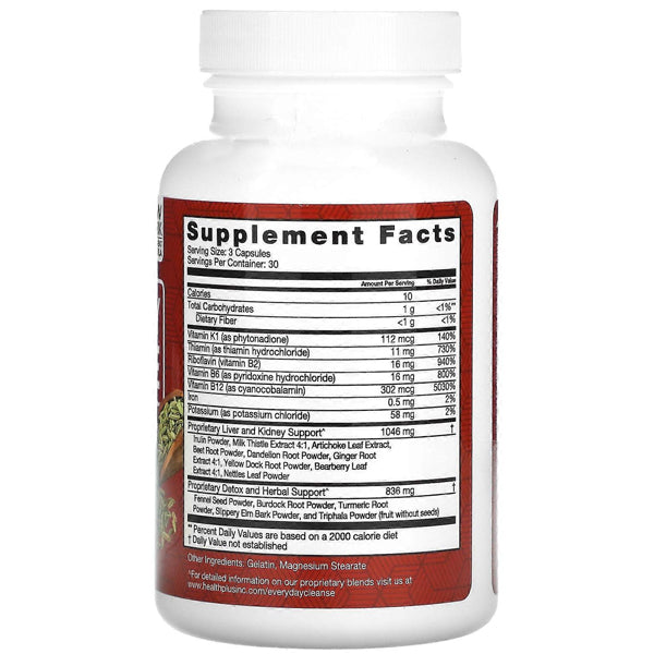 Health Plus Every Day Cleanse 90 Capsules