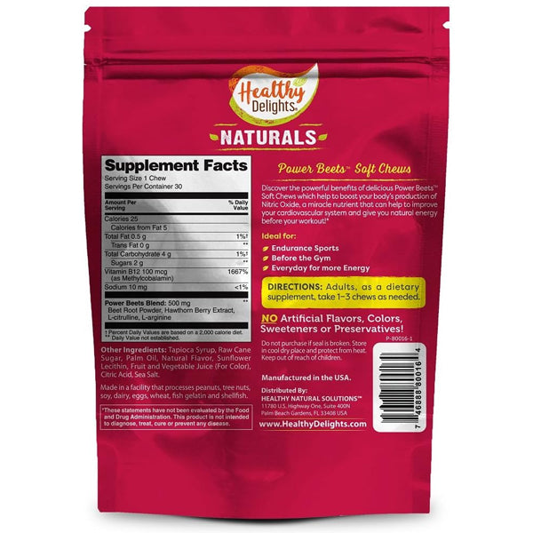 Healthy Delights Naturals Power Beets Soft Chews