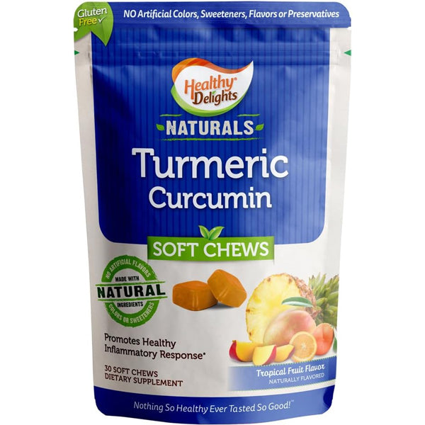 Healthy Delights Naturals Turmeric Curcumin Soft Chews