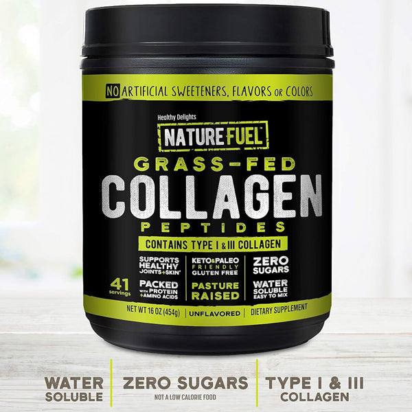 2 x 41 Servings Healthy Delights Nature Fuel Grass-Fed Collagen Peptides