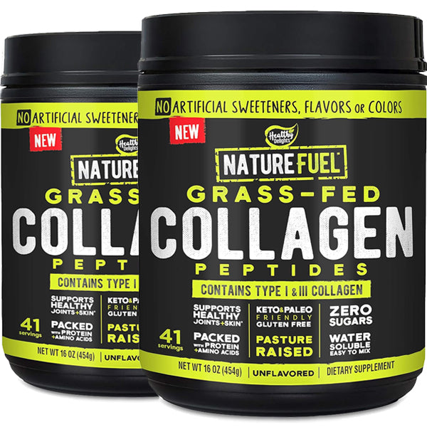 2 x 41 Servings Healthy Delights Nature Fuel Grass-Fed Collagen Peptides