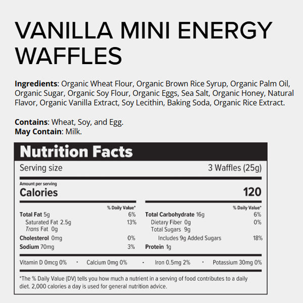 Honey Stinger Mini Energy Waffles 5.3oz