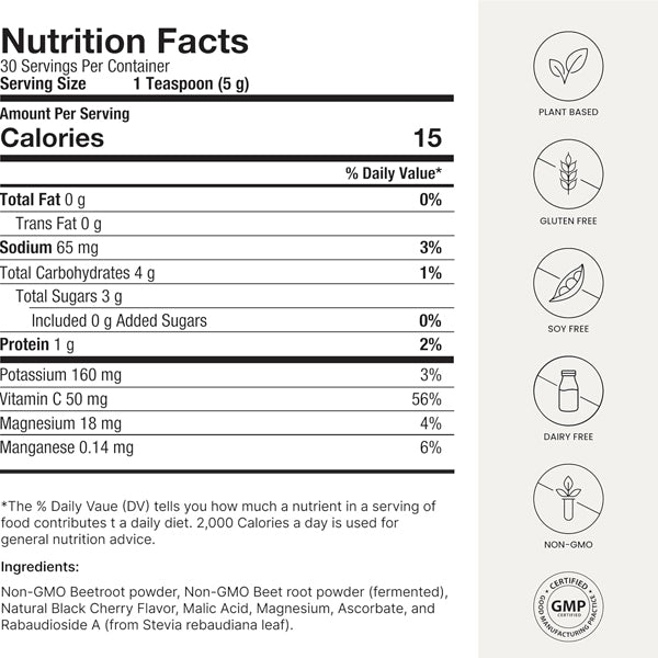 HumanN Super Beets Heart Powder 30 Servings